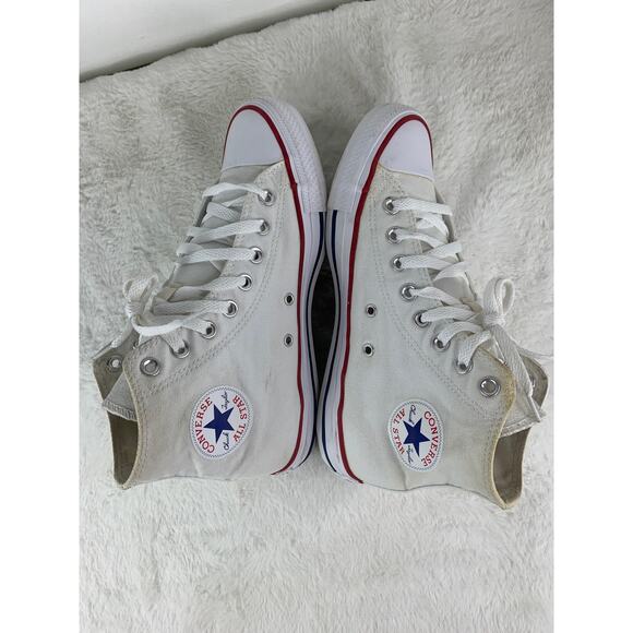 Converse CT All Star Hi M7650 White Sneakers Size M7 / W9 - Picture 4 of 8